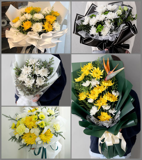 山东青岛平度市旧店镇田家庄村白事花束代送